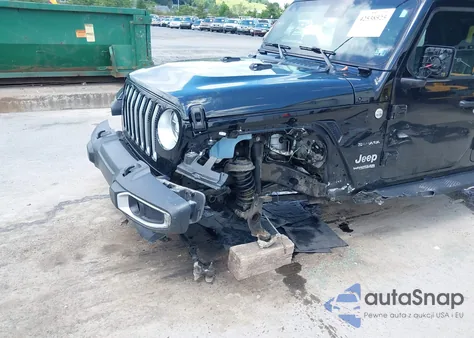 2021 Jeep Wrangler Unlimited Sahara 4X4 z USA, uszkodzony, nr VIN 1C4HJXEN4MW610287